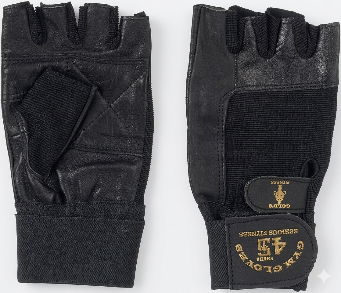 Stay Fit Premium Leather Workout Gloves for Men & Women - Weight Lifting, Gym, Cycling Gloves