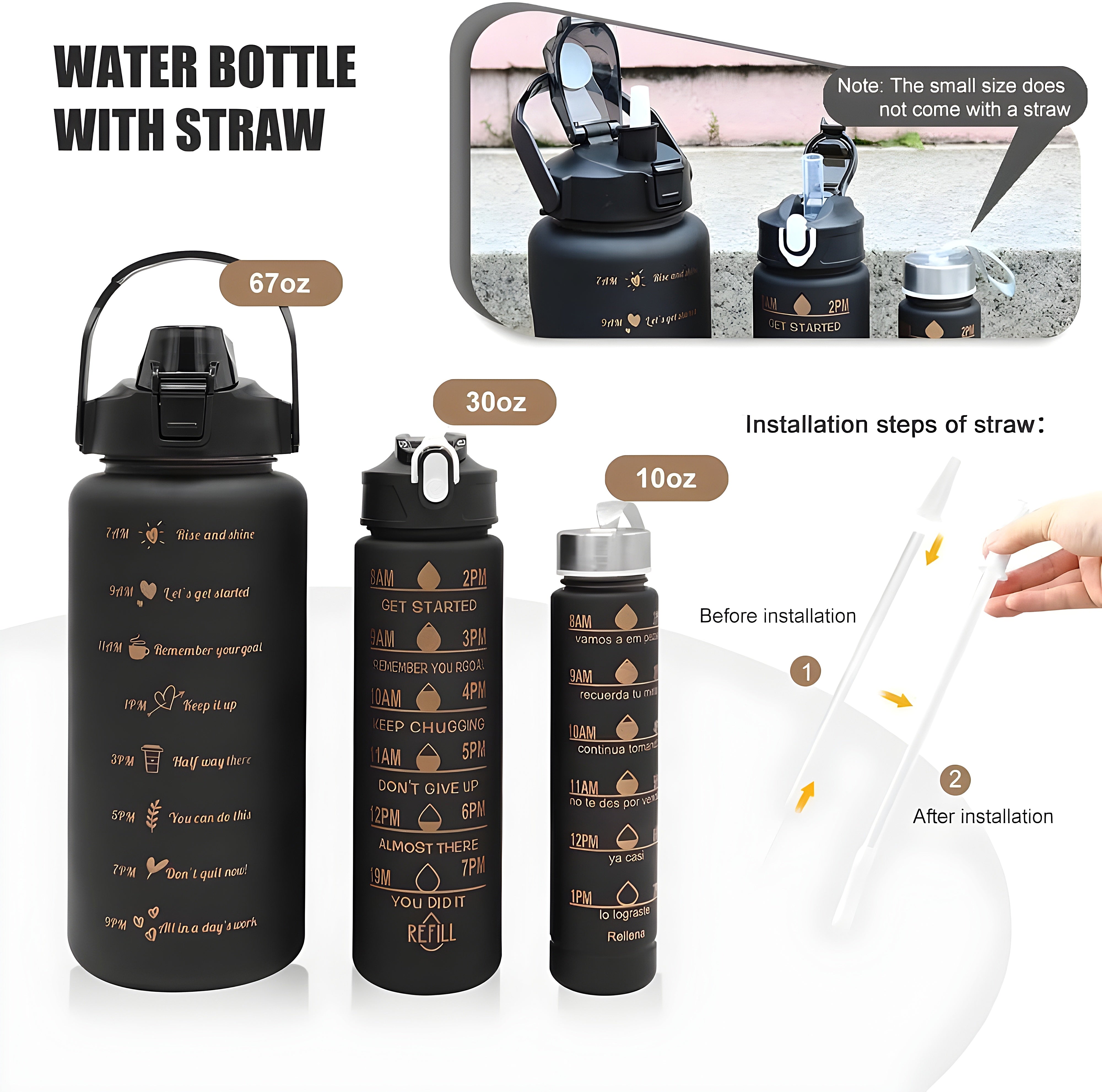 3in1 Water bottle from activia