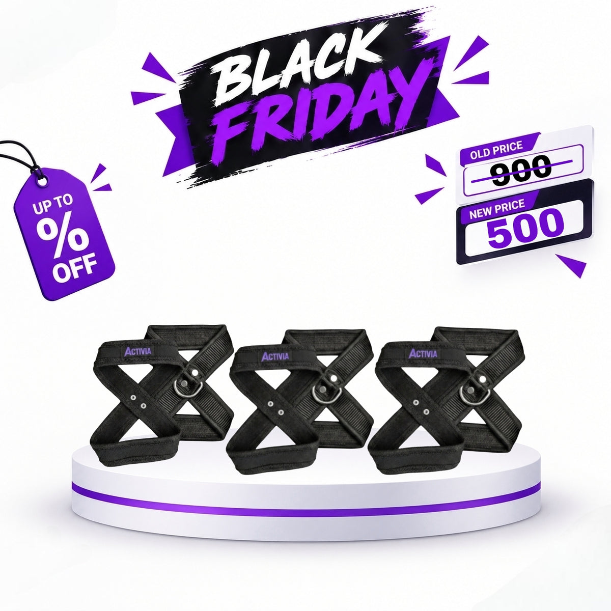 Buy 2, get 1 free on Figure 8 straps.